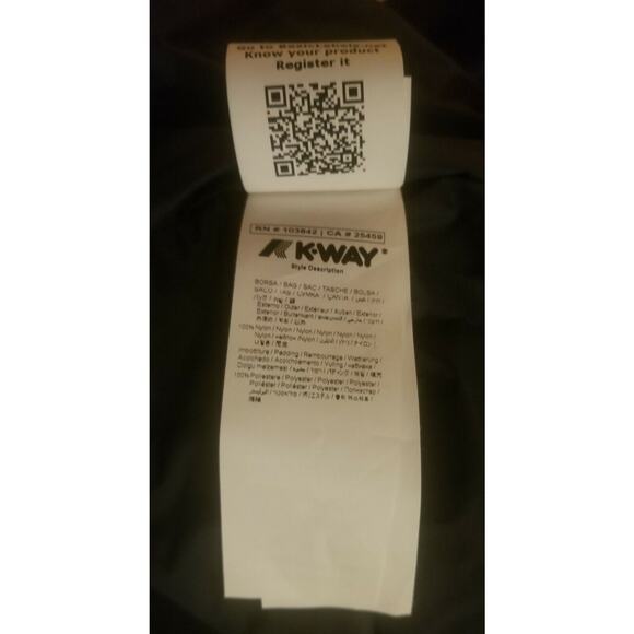 New JUMBO K-WAY X R&D PELAGIE NYLON MAXI TOTE BAG Puffy Shiny Retail $478!! - Picture 7 of 12